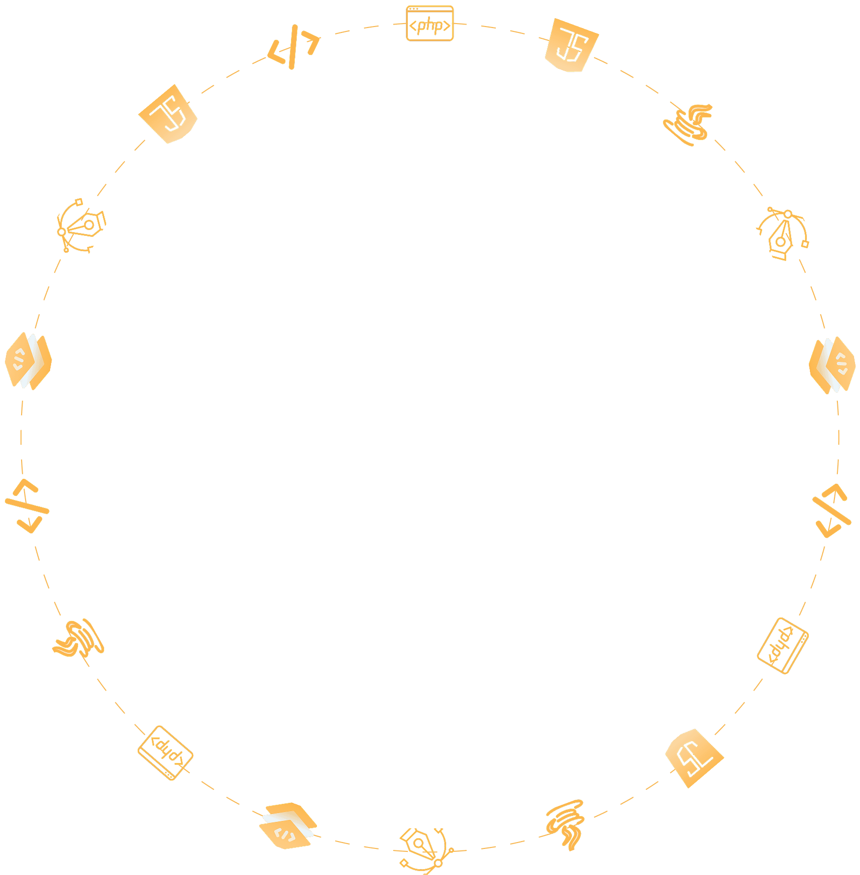 Rotating background pattern